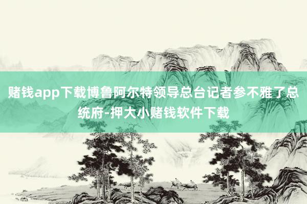 赌钱app下载博鲁阿尔特领导总台记者参不雅了总统府-押大小赌钱软件下载