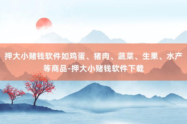 押大小赌钱软件如鸡蛋、猪肉、蔬菜、生果、水产等商品-押大小赌钱软件下载