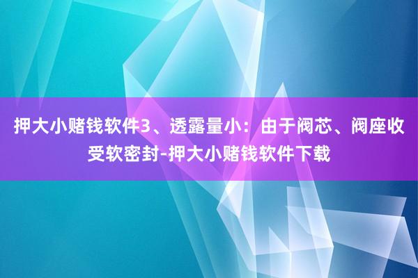 押大小赌钱软件3、透露量小：由于阀芯、阀座收受软密封-押大小赌钱软件下载