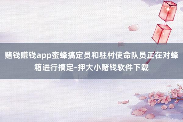 赌钱赚钱app蜜蜂搞定员和驻村使命队员正在对蜂箱进行搞定-押大小赌钱软件下载