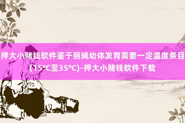 押大小赌钱软件鉴于丽蝇幼体发育需要一定温度条目(15℃至35℃)-押大小赌钱软件下载